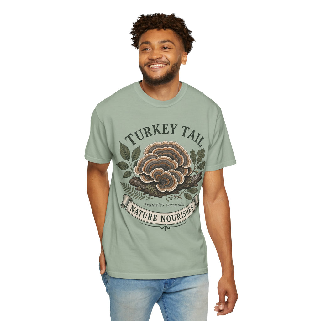 Turkey Tail Mushroom T-Shirt — Nature Nourishes Botanical Tee