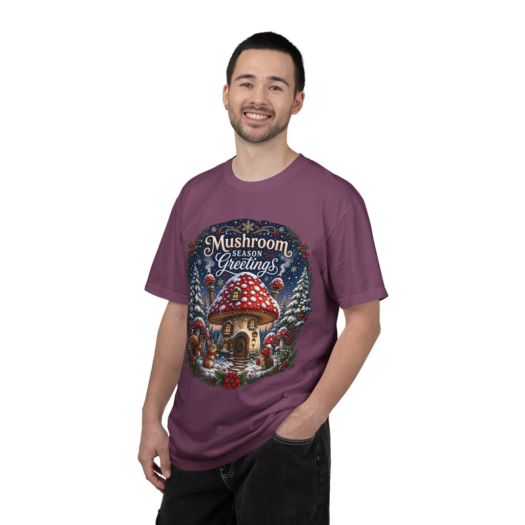 Mushroom Season's Greetings T‑Shirt