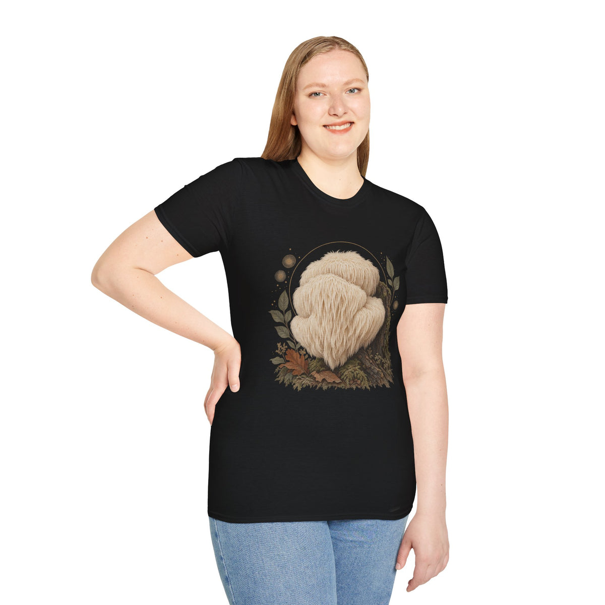 Lion's Mane Botanical Mushroom Tee | FungusFan