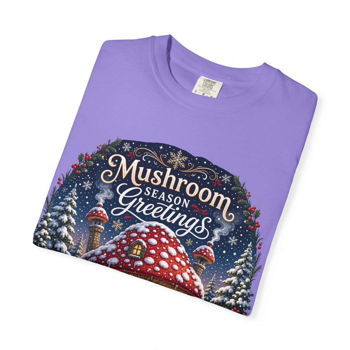 Mushroom Season's Greetings T‑Shirt