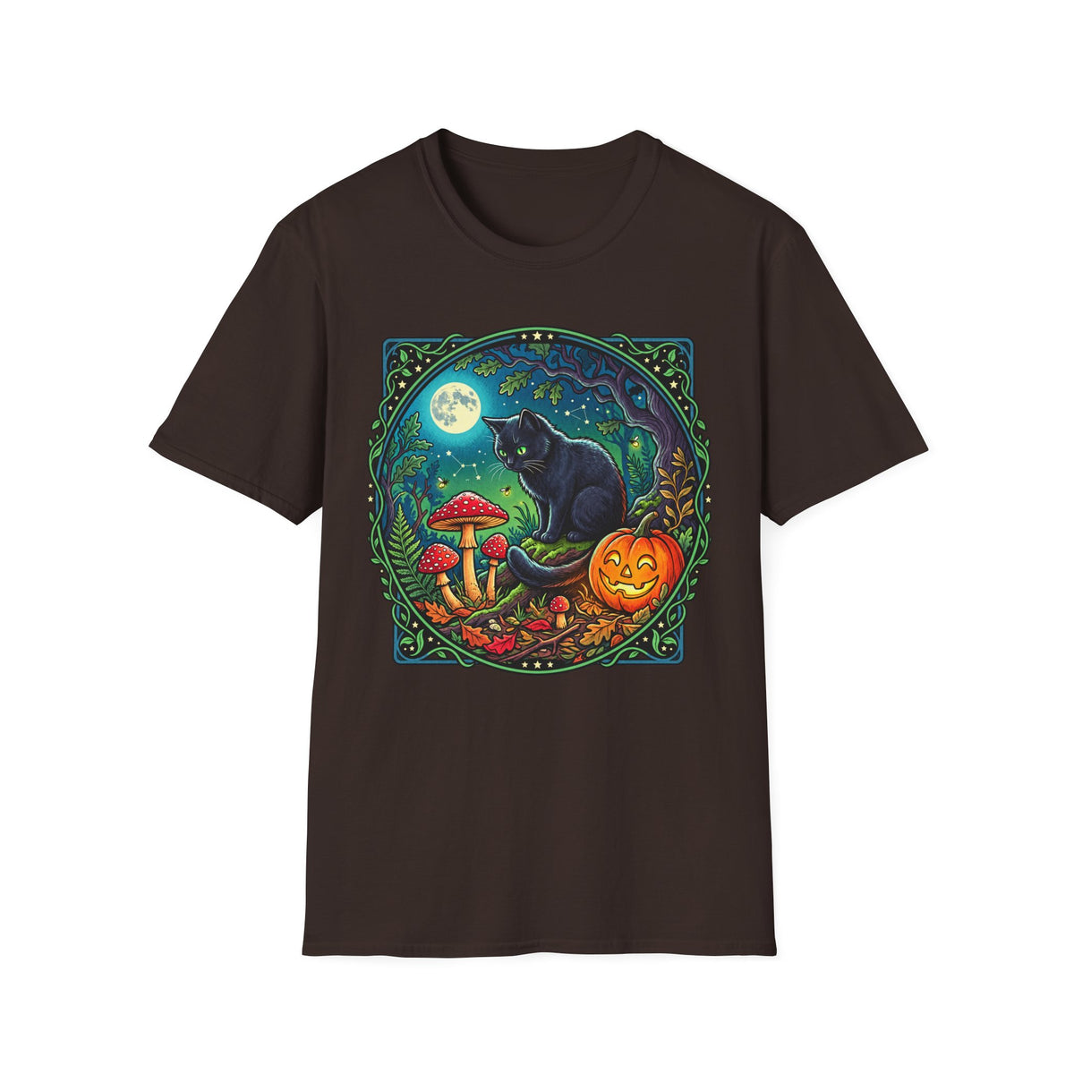 Festive Mushroom Halloween Tee | Universal Apparel Master