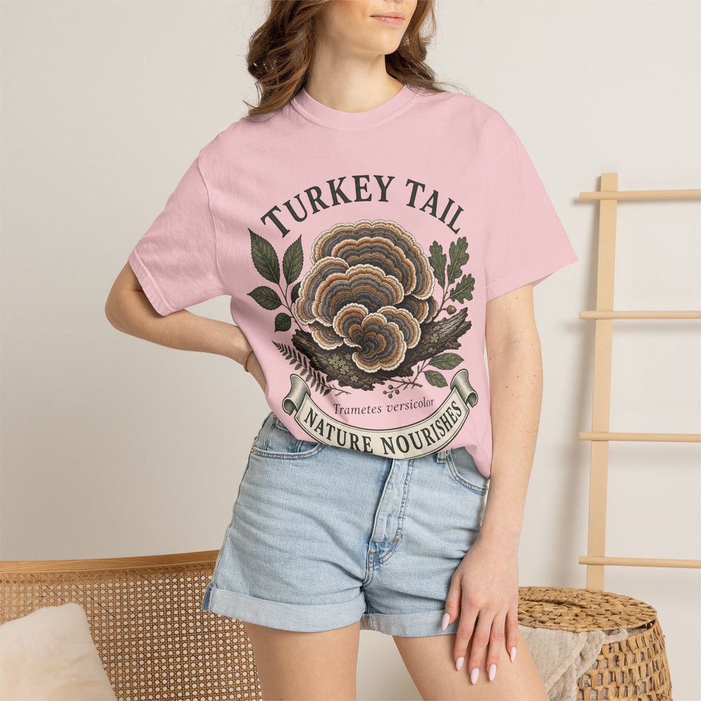 Turkey Tail Mushroom T-Shirt — Nature Nourishes Botanical Tee