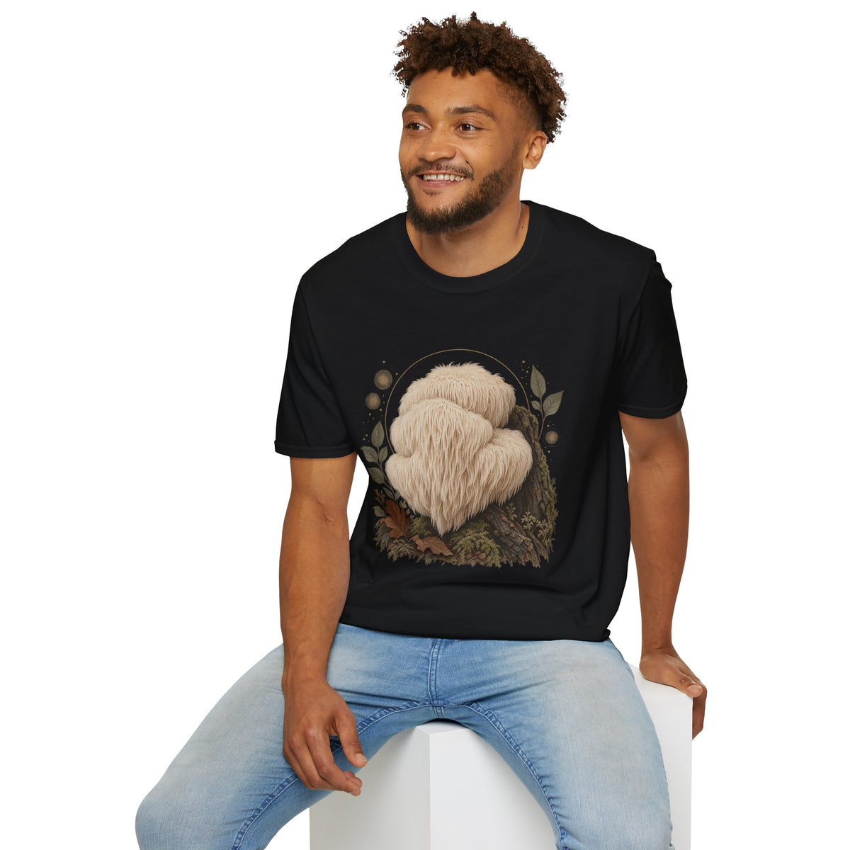 Lion's Mane Botanical Mushroom Tee | FungusFan