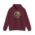 Haunted Harvest - Spooky Season Vintage Badge Hoodie