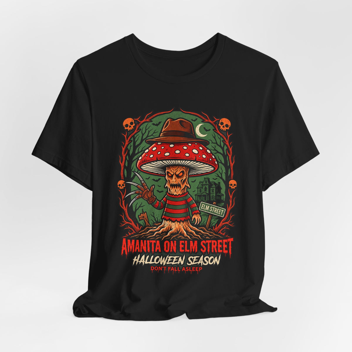 Amanita on Elm Street Halloween Tee