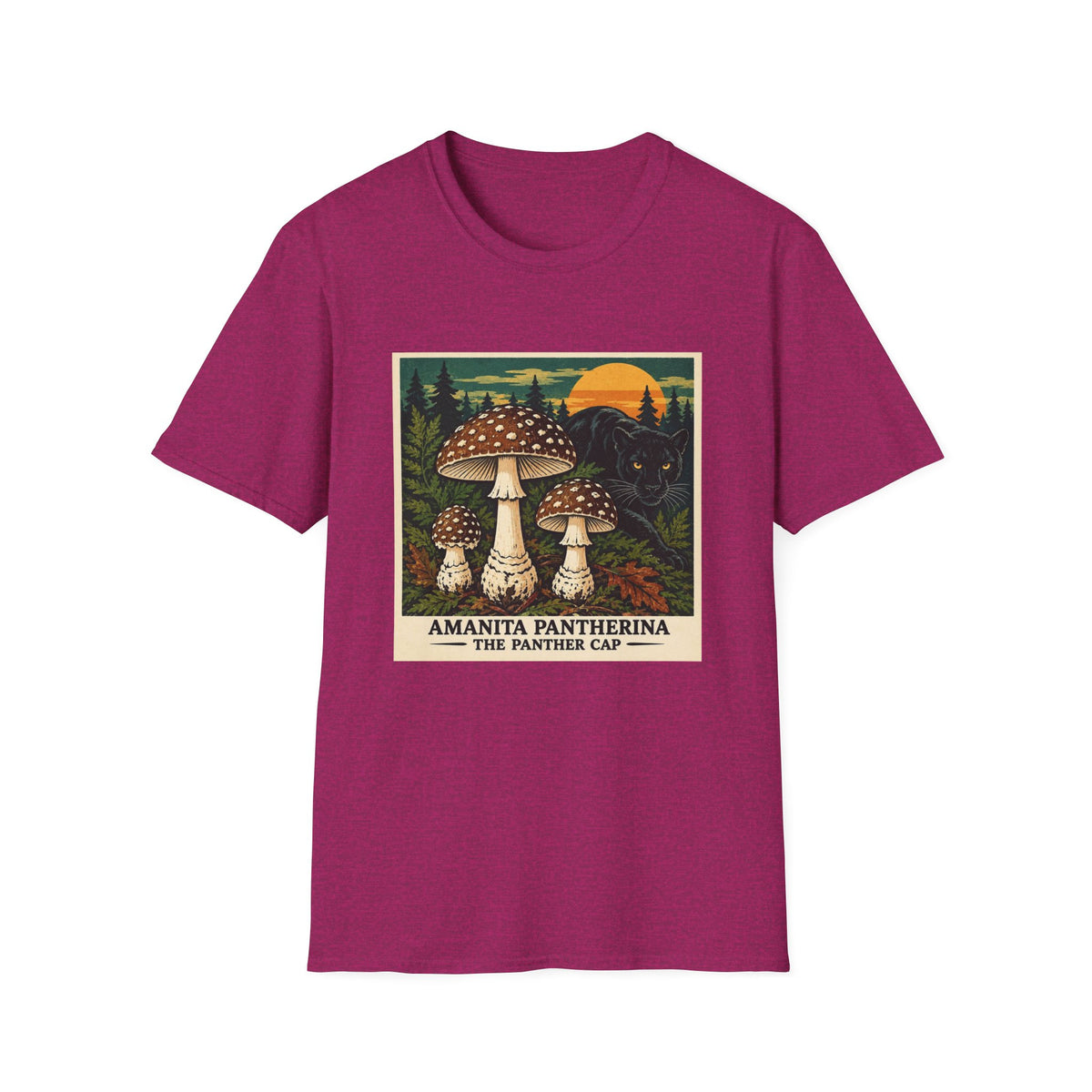Amanita Pantherina - The Panther Cap Vintage Poster T-Shirt