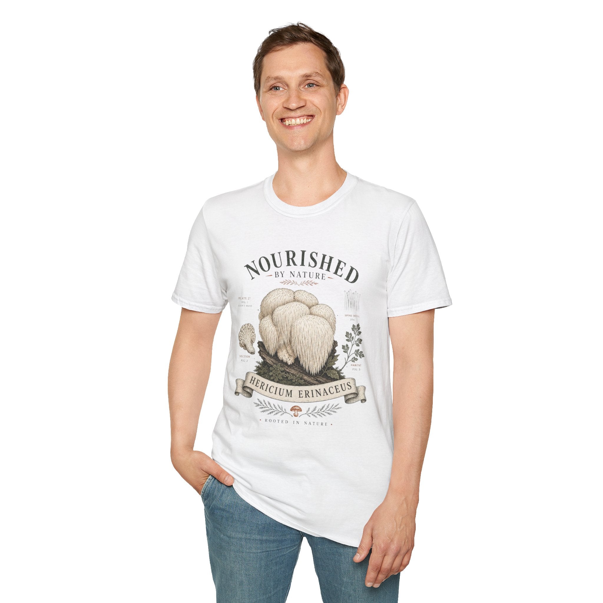 What It Do? Lion’s Mane T-Shirt | Hericium erinaceus | Nourished By Nature