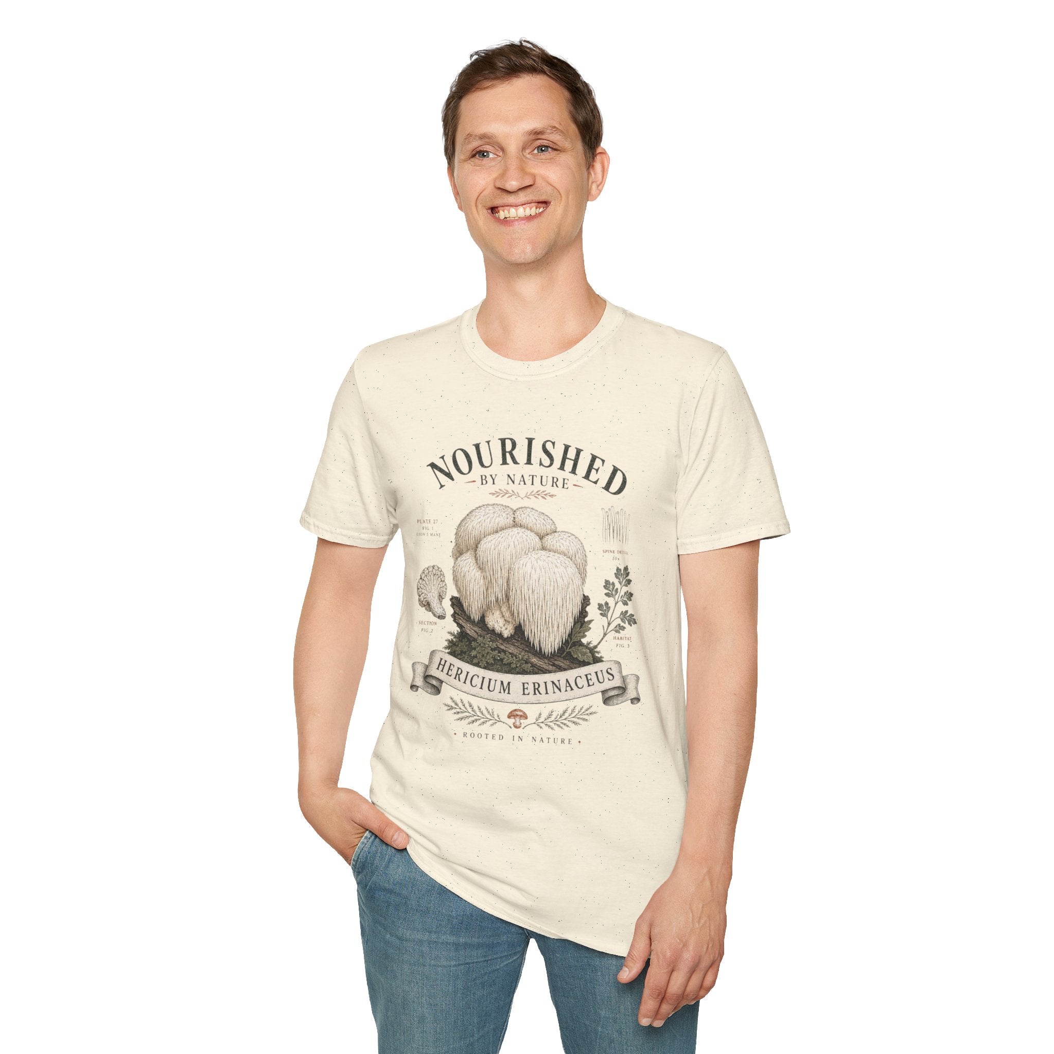 What It Do? Lion’s Mane T-Shirt | Hericium erinaceus | Nourished By Nature