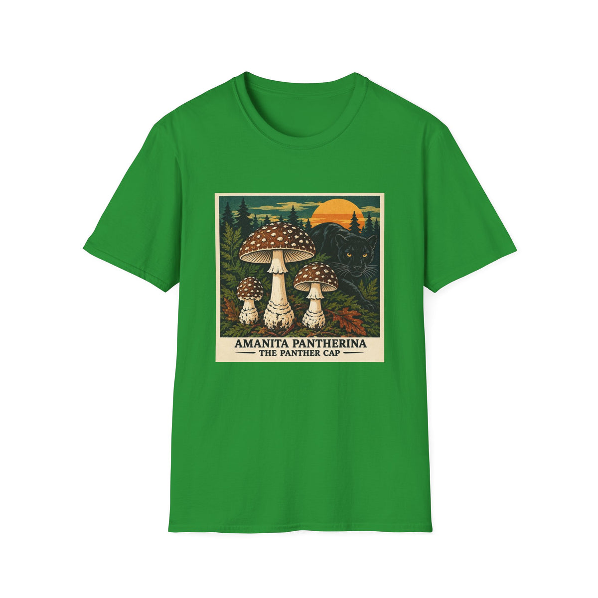 Amanita Pantherina - The Panther Cap Vintage Poster T-Shirt