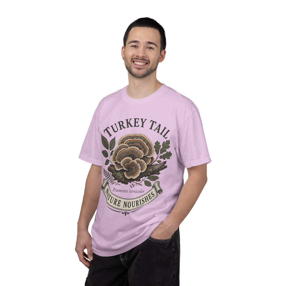 Turkey Tail Mushroom T-Shirt — Nature Nourishes Botanical Tee