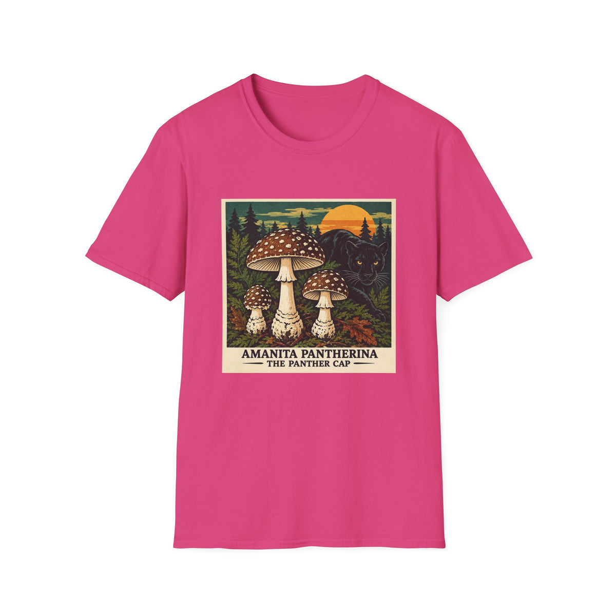 Amanita Pantherina - The Panther Cap Vintage Poster T-Shirt