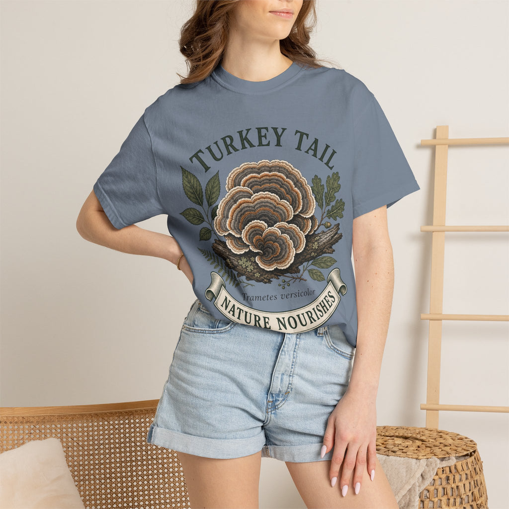 Turkey Tail Mushroom T-Shirt — Nature Nourishes Botanical Tee