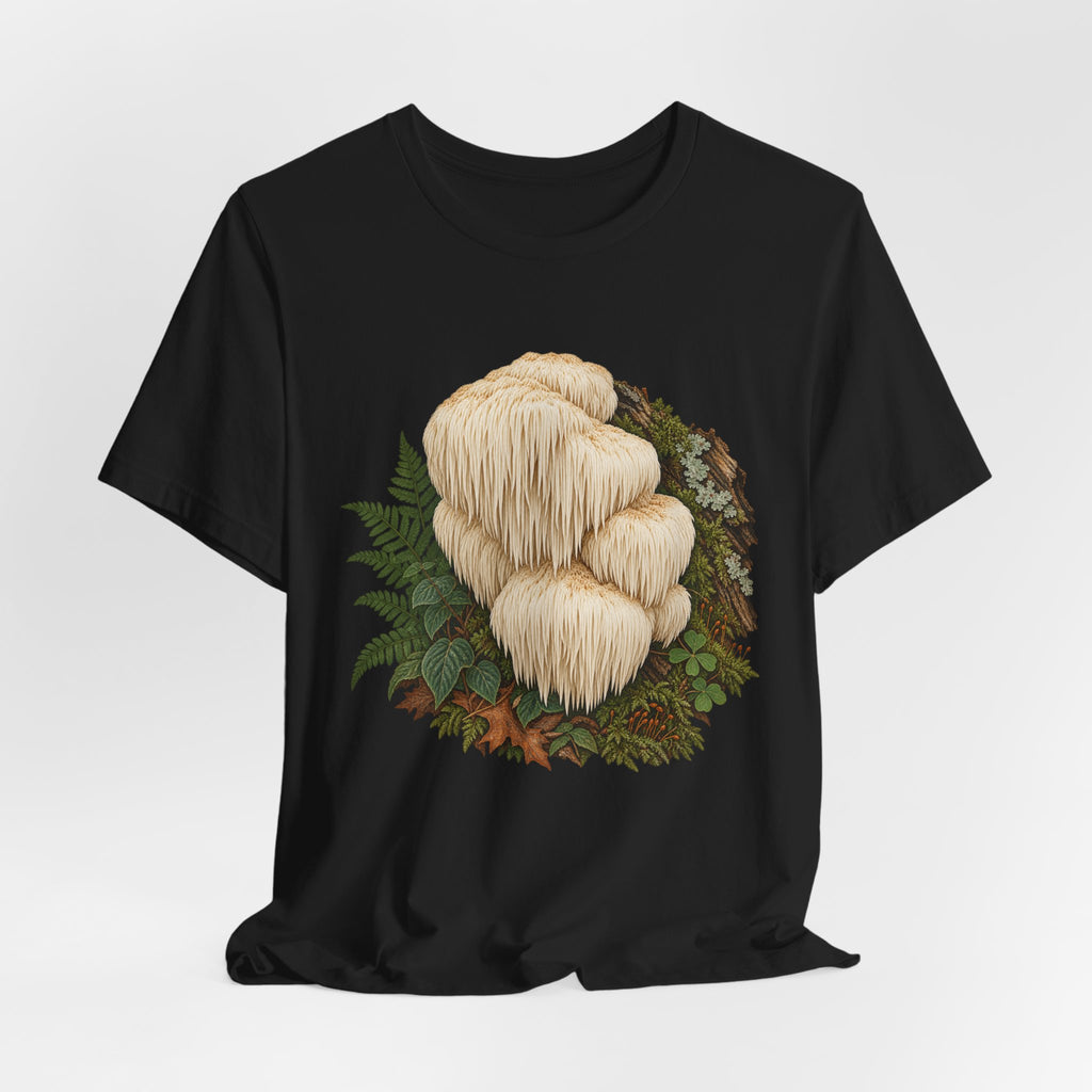 Lion's Mane Mushroom Portrait Tee - Rebuilt
