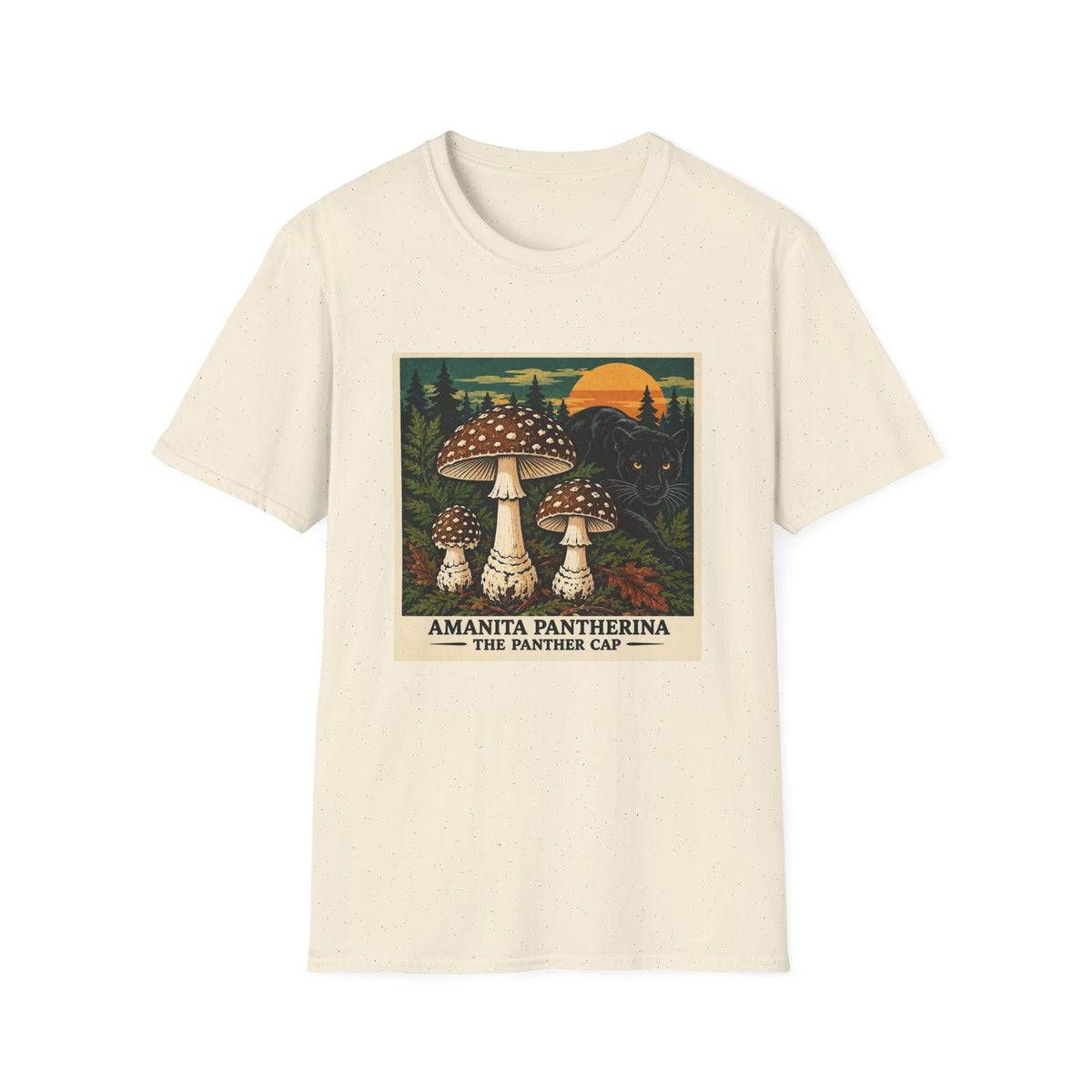 Amanita Pantherina - The Panther Cap Vintage Poster T-Shirt