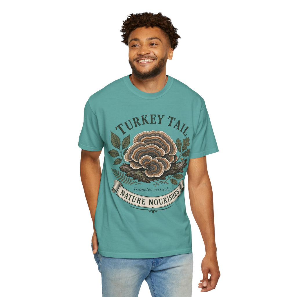 Turkey Tail Mushroom T-Shirt — Nature Nourishes Botanical Tee
