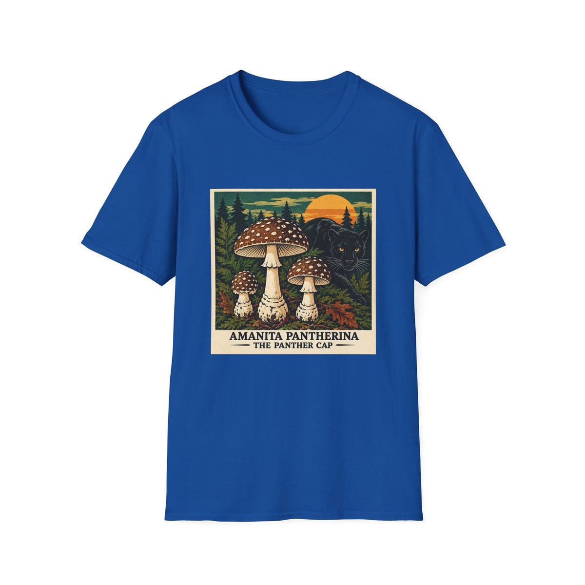 Amanita Pantherina - The Panther Cap Vintage Poster T-Shirt