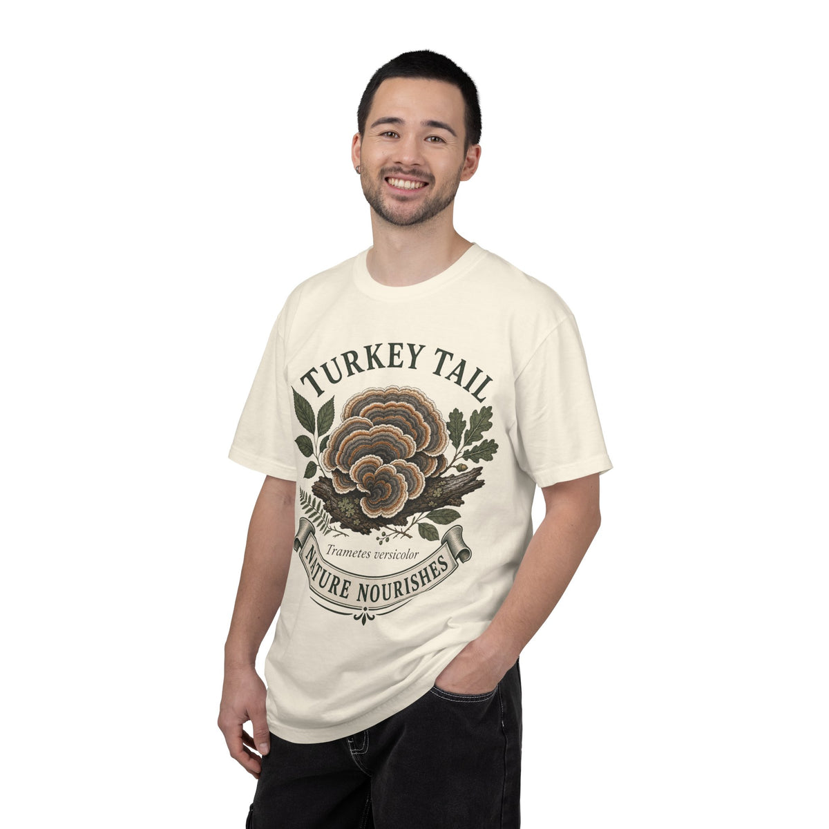 Turkey Tail Mushroom T-Shirt — Nature Nourishes Botanical Tee