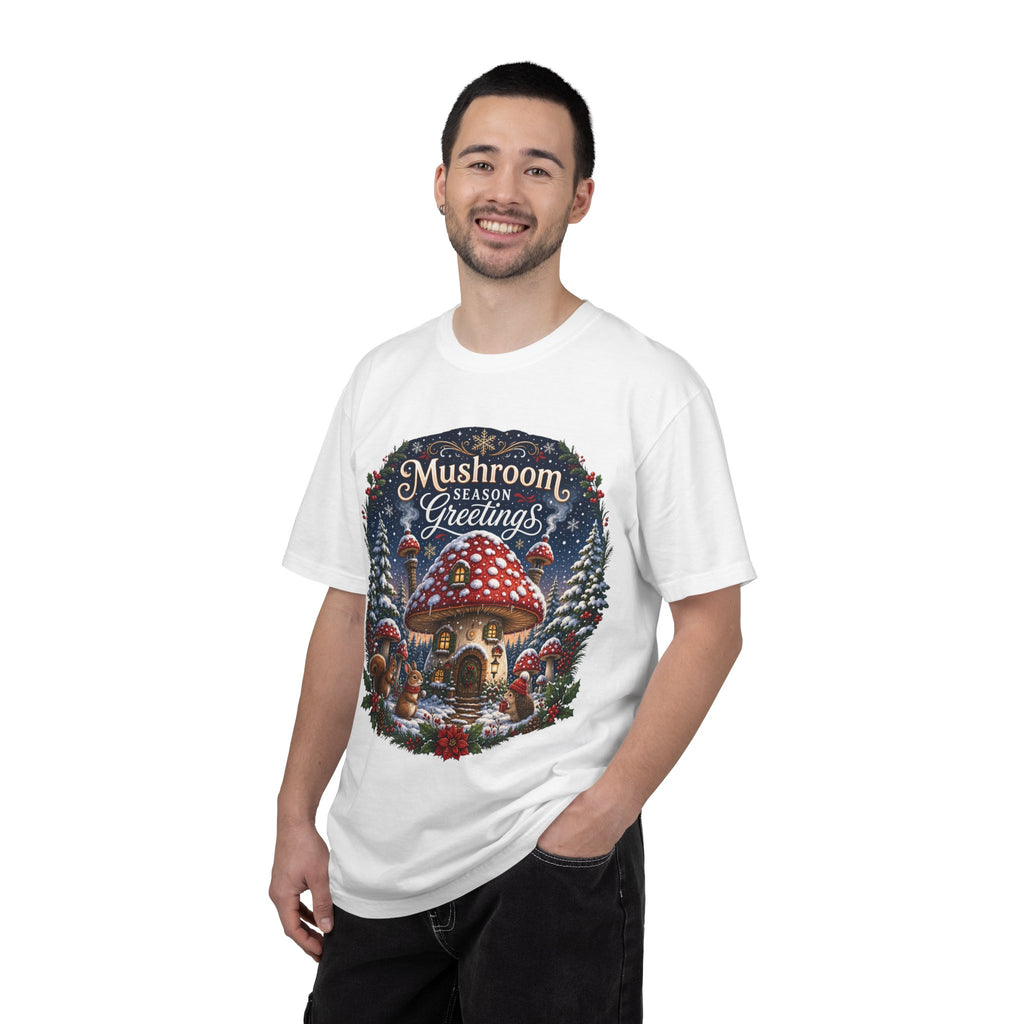 Mushroom Season's Greetings T‑Shirt