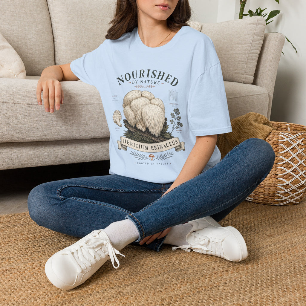 What It Do? Lion’s Mane T-Shirt | Hericium erinaceus | Nourished By Nature