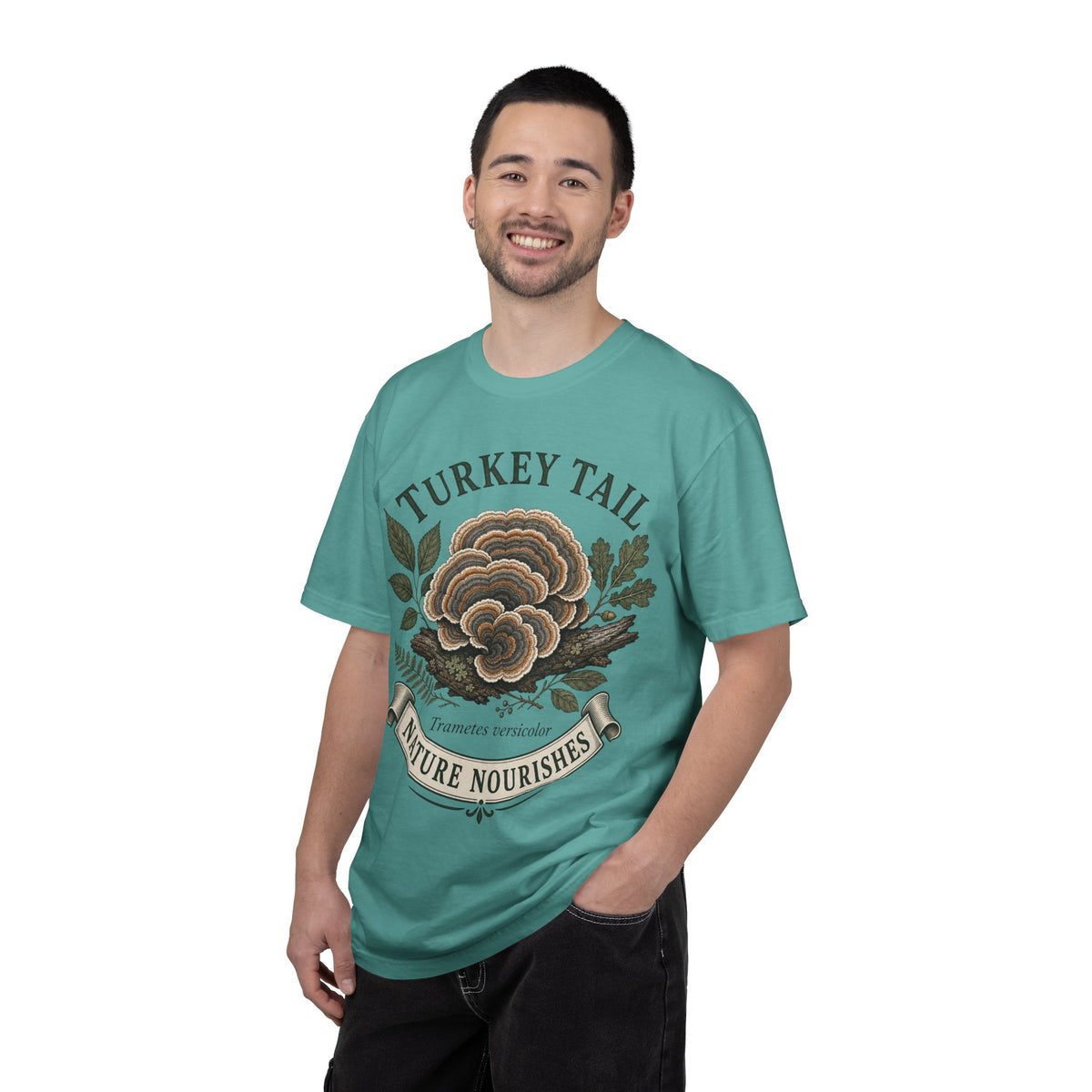 Turkey Tail Mushroom T-Shirt — Nature Nourishes Botanical Tee