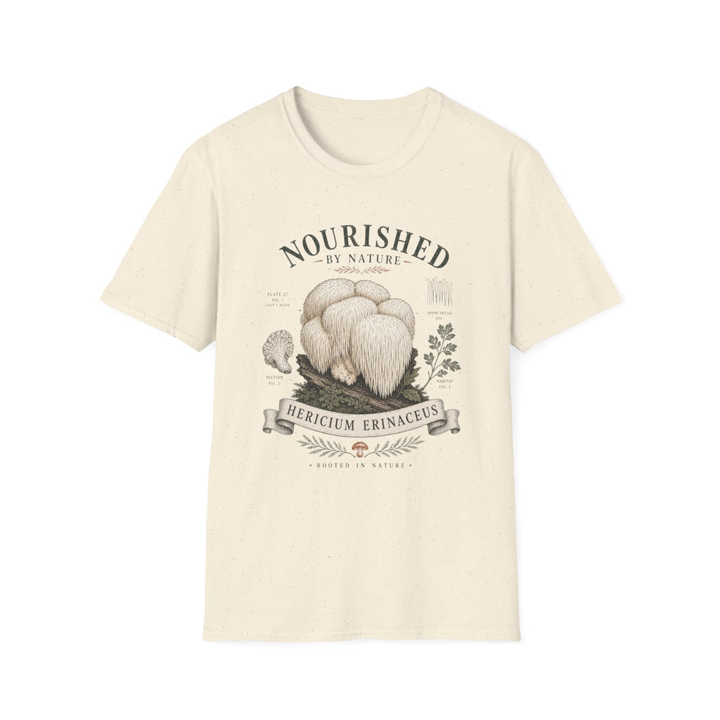 What It Do? Lion’s Mane T-Shirt | Hericium erinaceus | Nourished By Nature