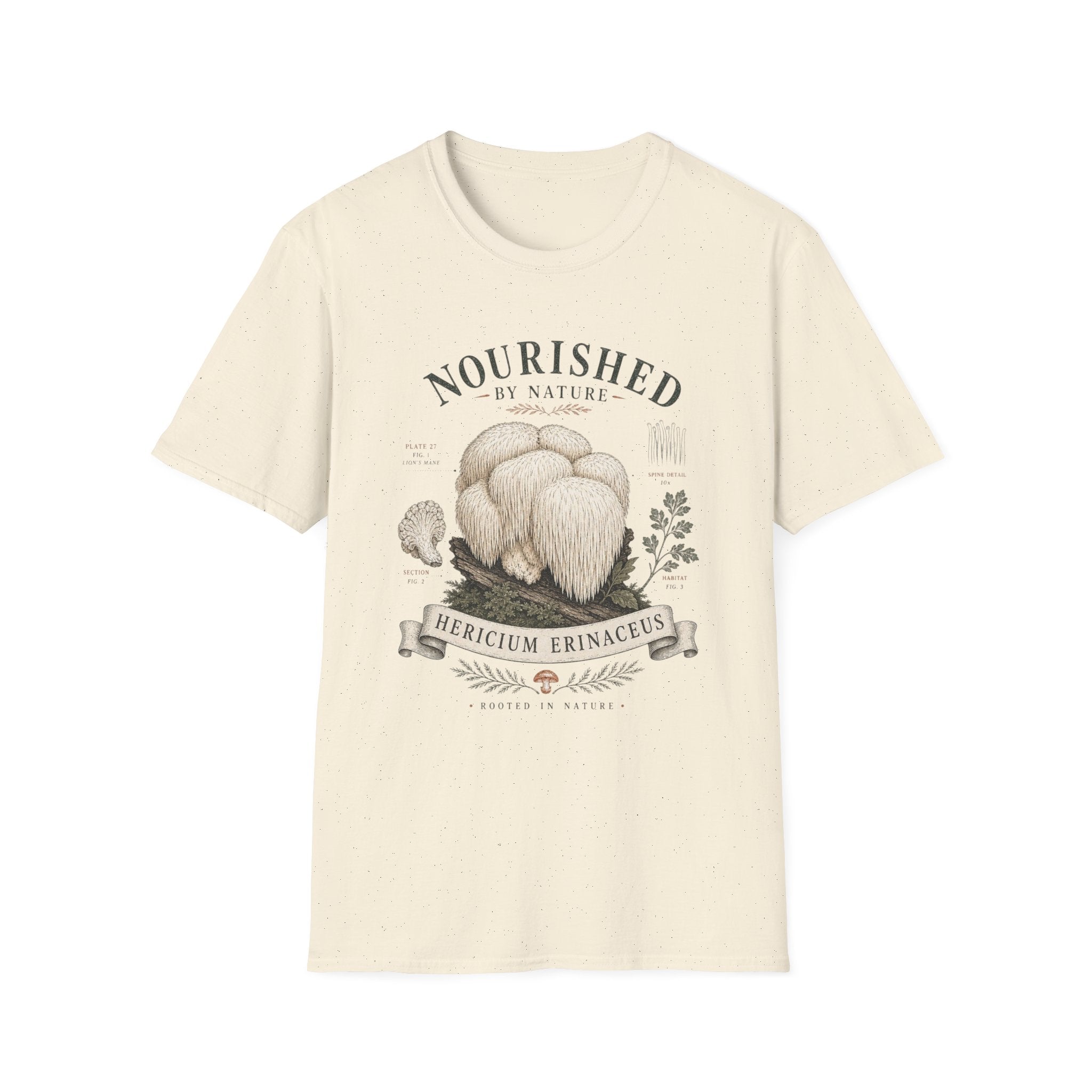 What It Do? Lion’s Mane T-Shirt | Hericium erinaceus | Nourished By Nature