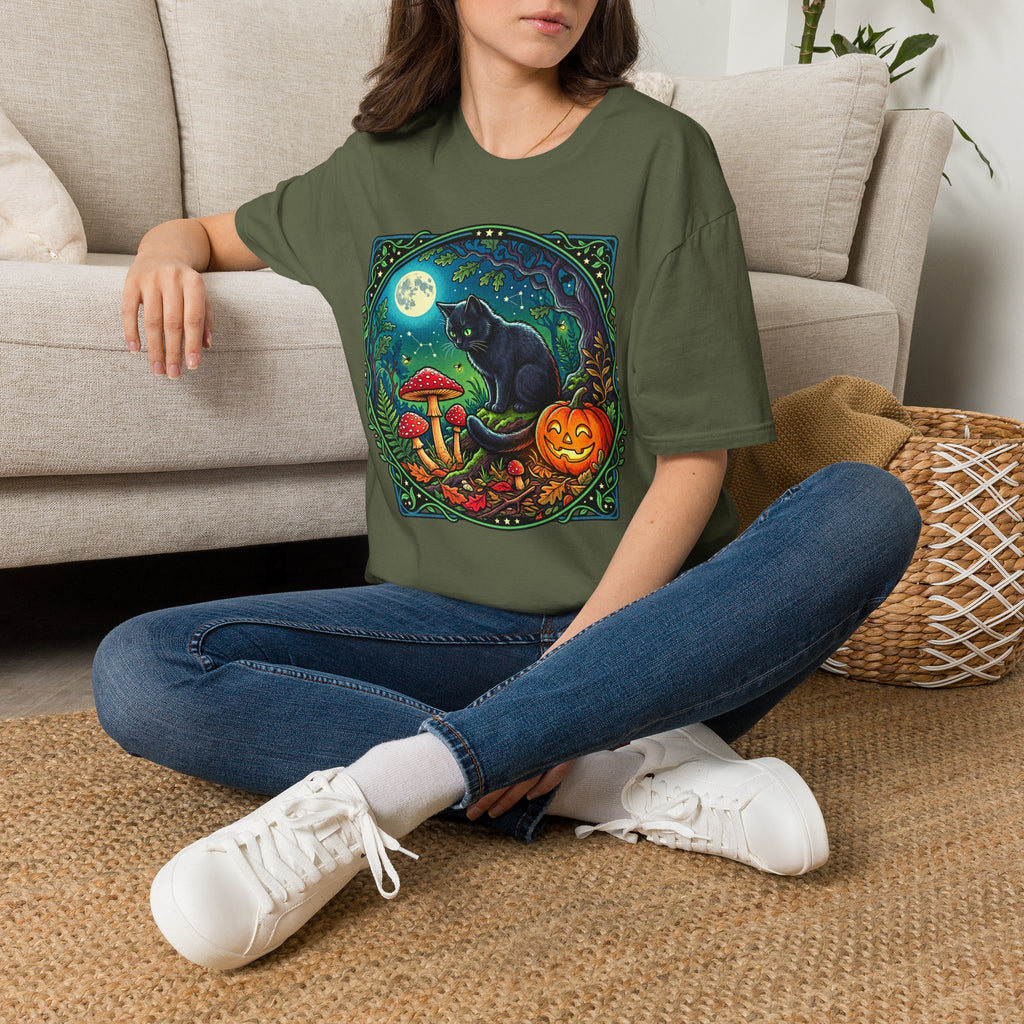 Festive Mushroom Halloween Tee | Universal Apparel Master