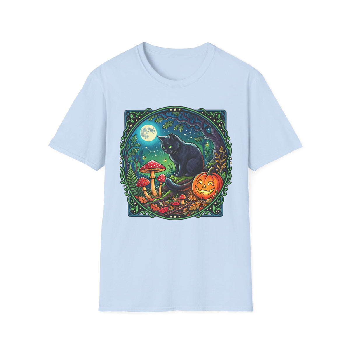 Festive Mushroom Halloween Tee | Universal Apparel Master