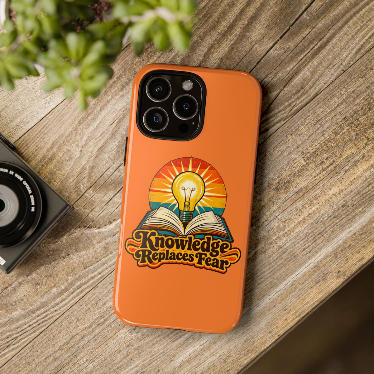 Knowledge Replaces Fear Tough Phone Case