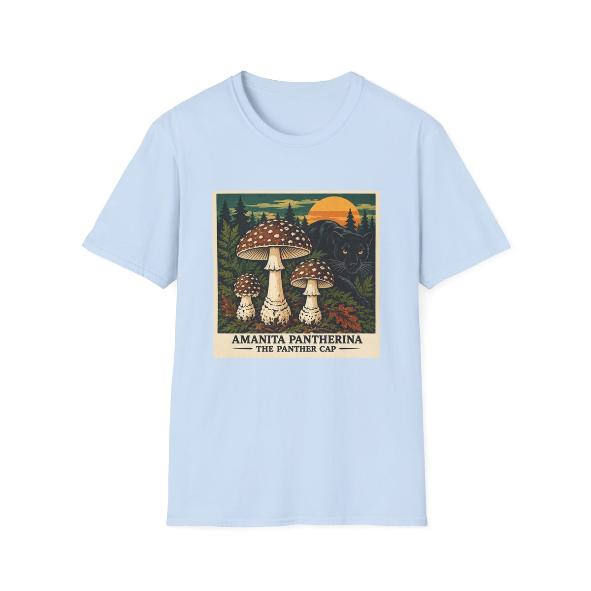 Amanita Pantherina - The Panther Cap Vintage Poster T-Shirt