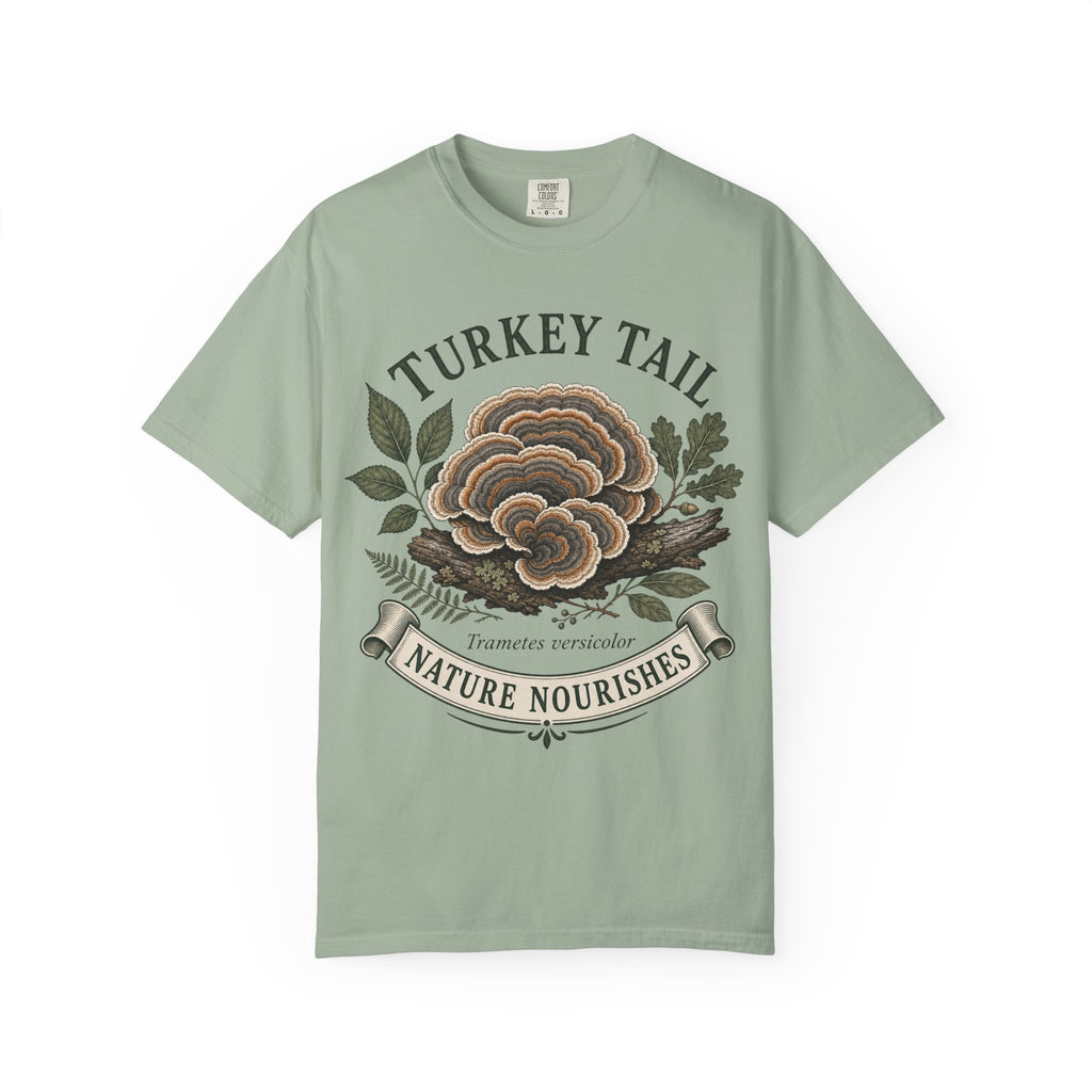 Turkey Tail Mushroom T-Shirt — Nature Nourishes Botanical Tee
