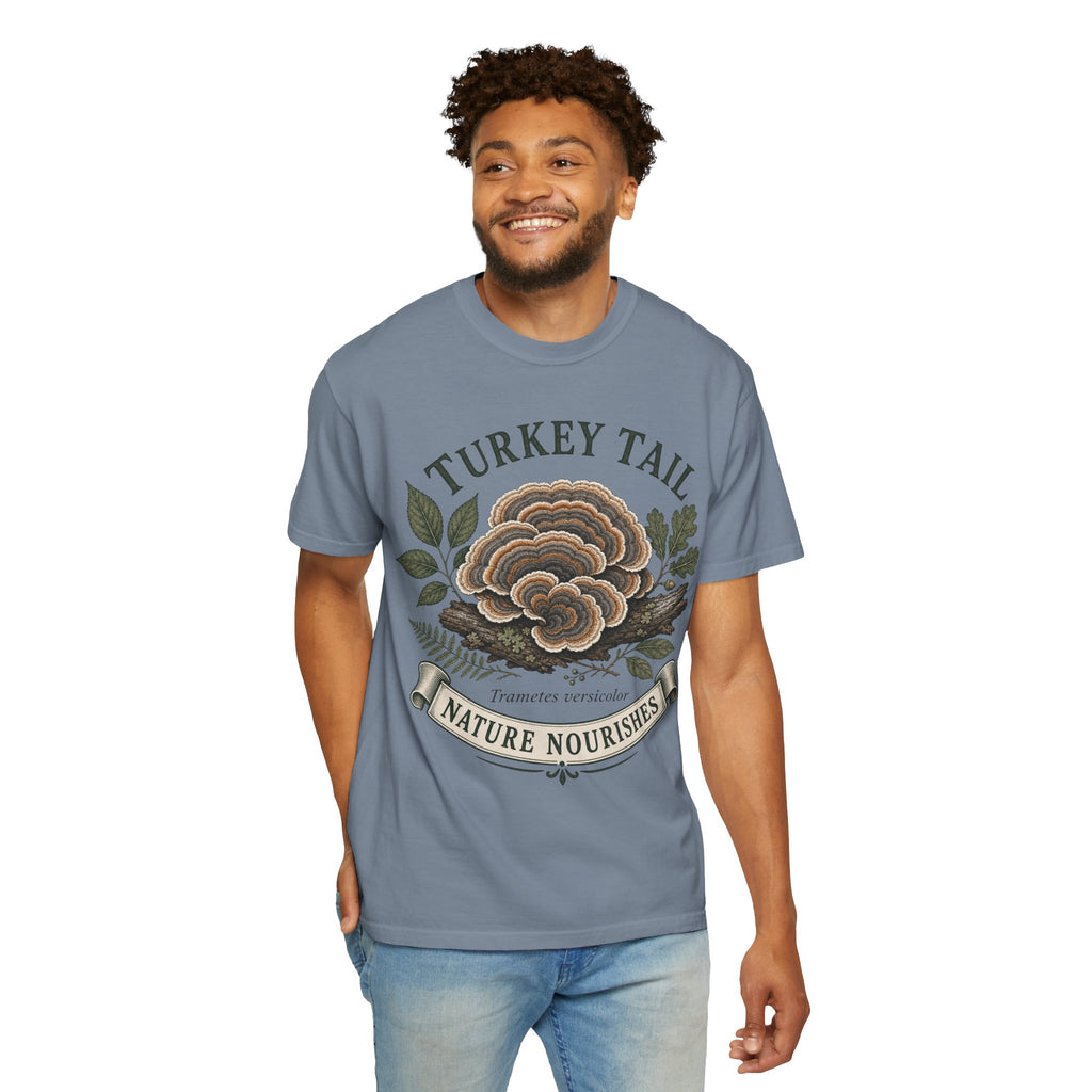 Turkey Tail Mushroom T-Shirt — Nature Nourishes Botanical Tee