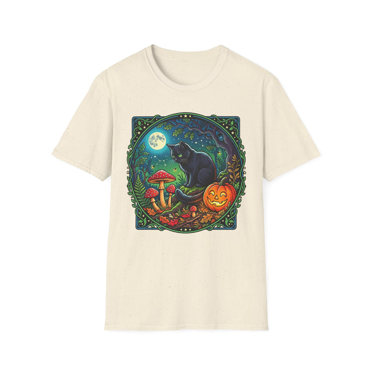 Festive Mushroom Halloween Tee | Universal Apparel Master