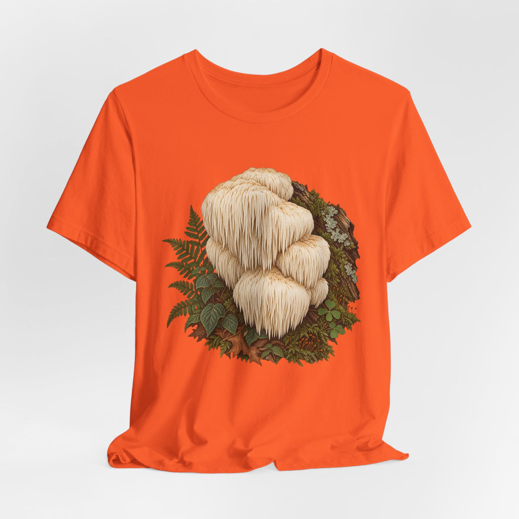 Lion's Mane Mushroom Portrait Tee - Rebuilt