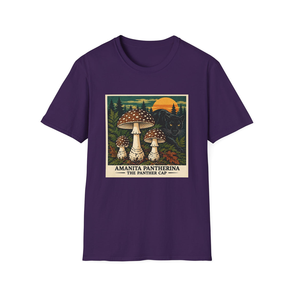 Amanita Pantherina - The Panther Cap Vintage Poster T-Shirt