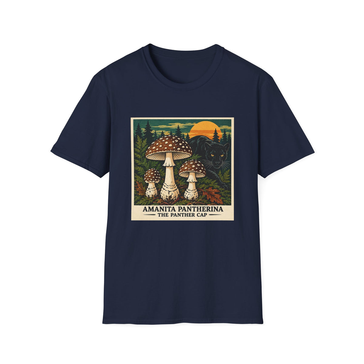 Amanita Pantherina - The Panther Cap Vintage Poster T-Shirt