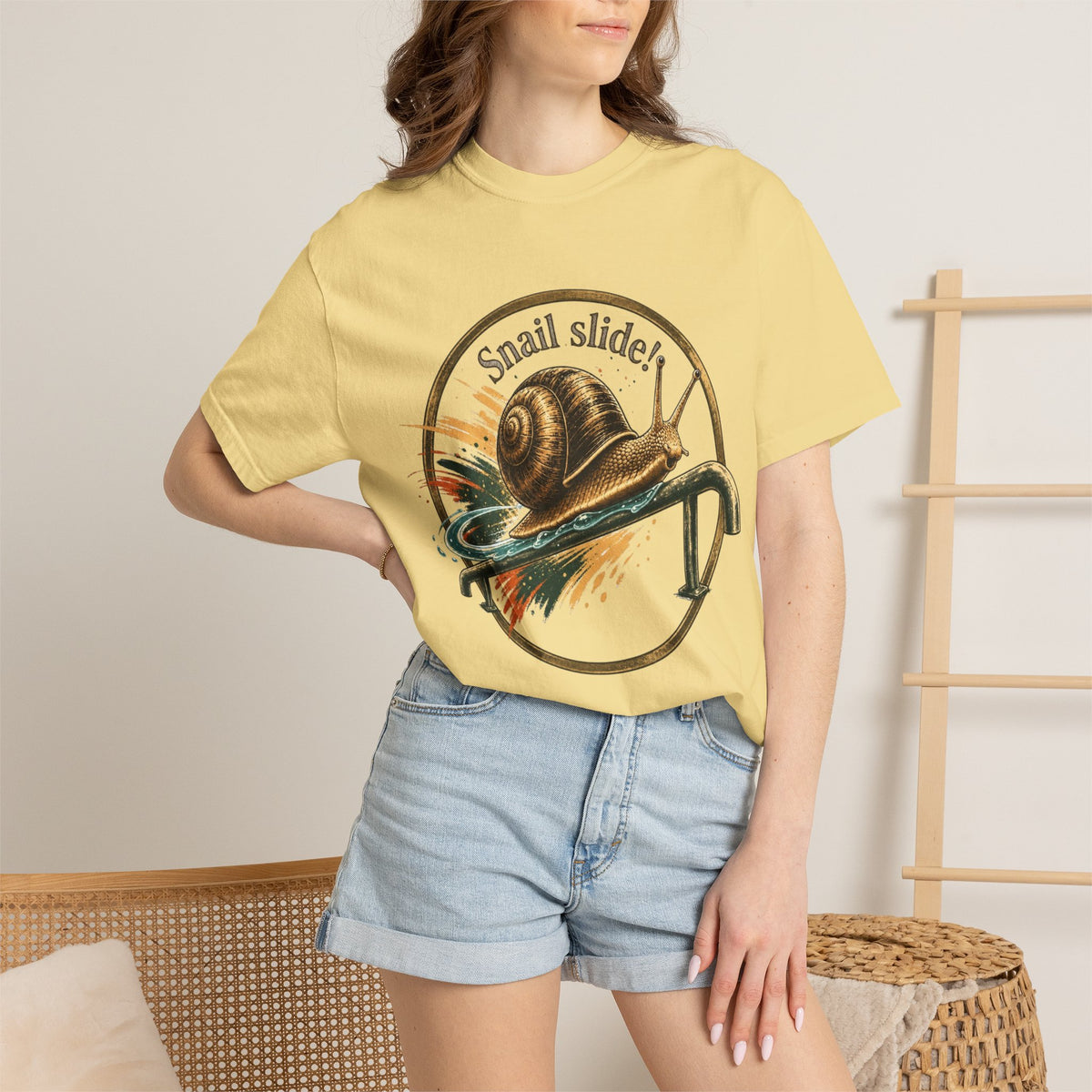 Snail Slide Comfort Colors T-Shirt