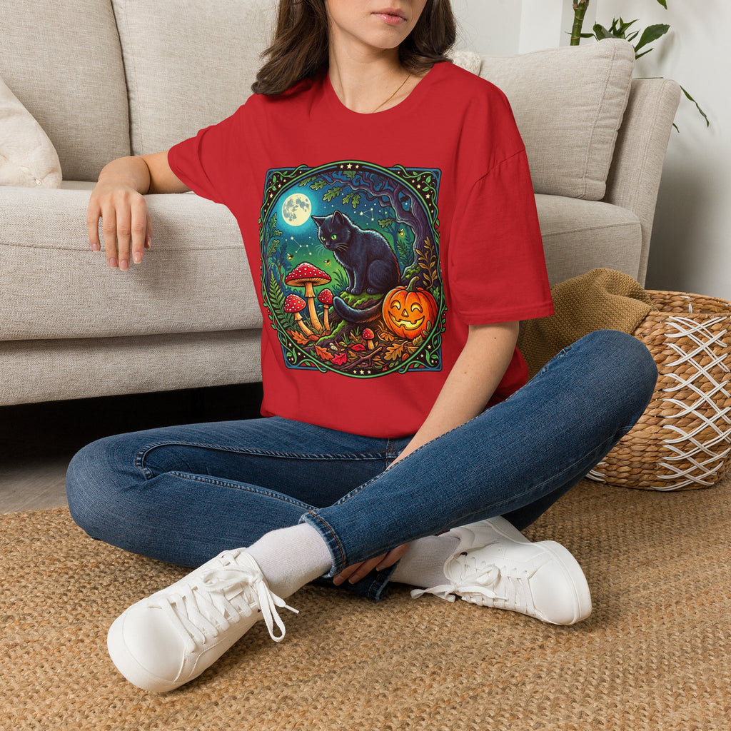 Festive Mushroom Halloween Tee | Universal Apparel Master