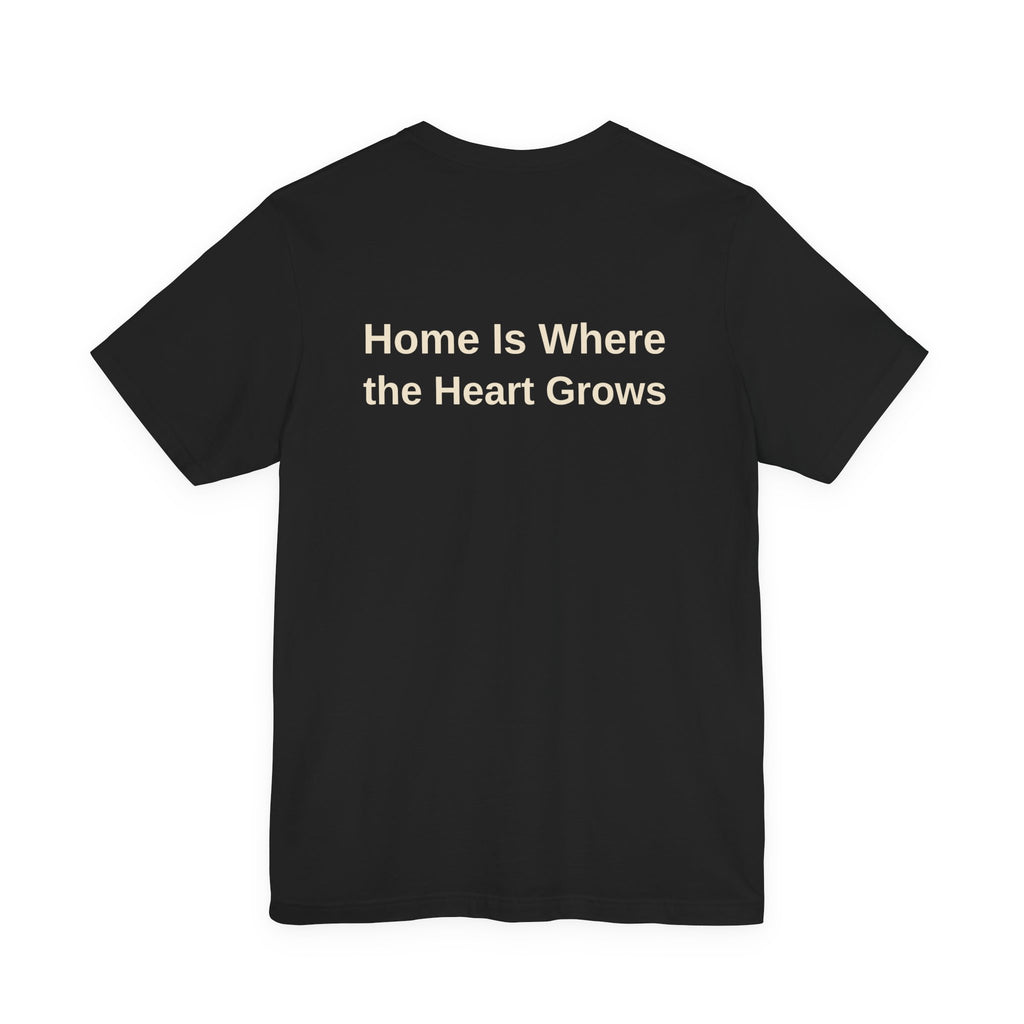 Home Is Where the Heart Grows Botanical Varsity Tee - Corrected