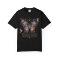 Nature Spirit T-Shirt — Floral Butterfly & Hummingbird Graphic