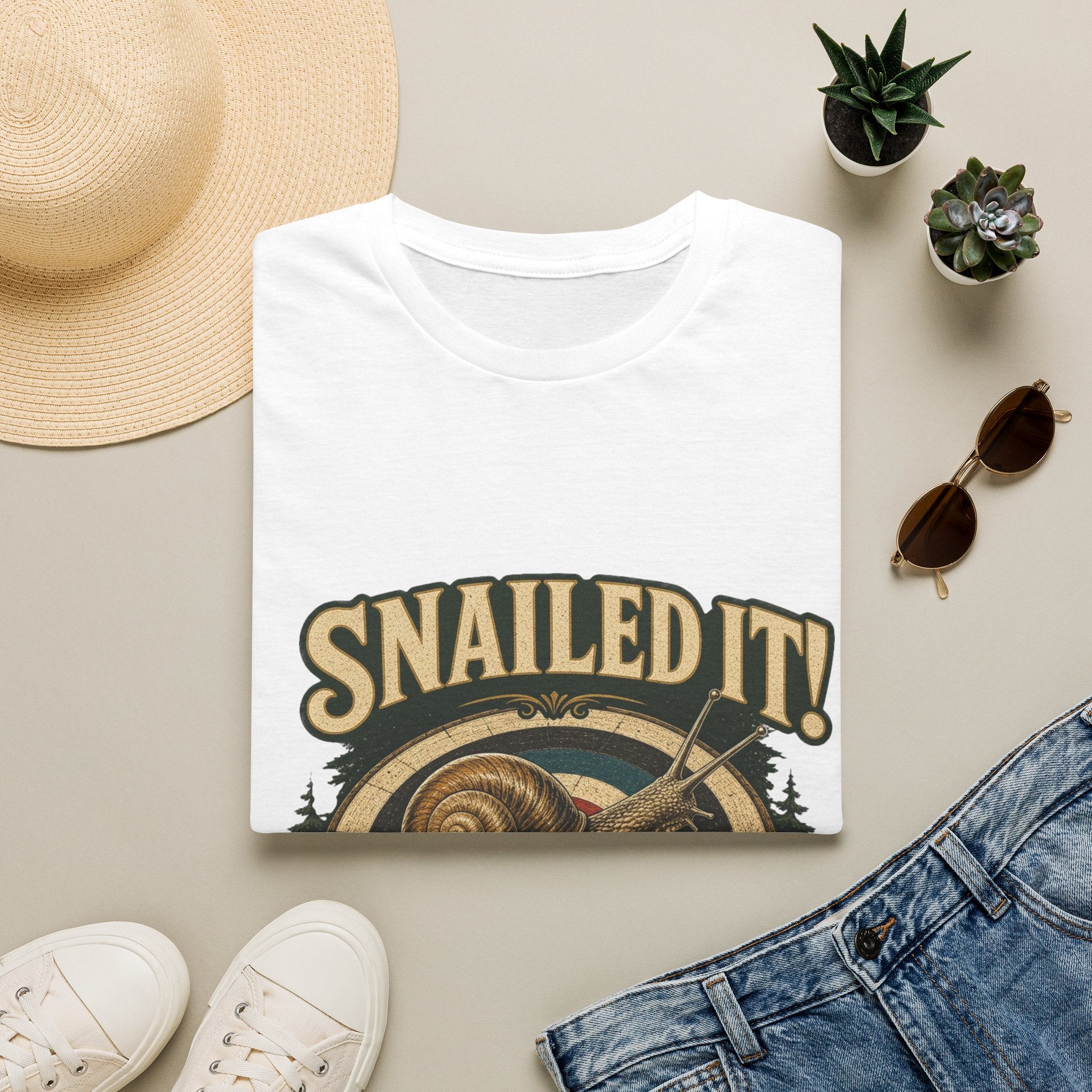 SNAILED IT! Land Snail T-Shirt