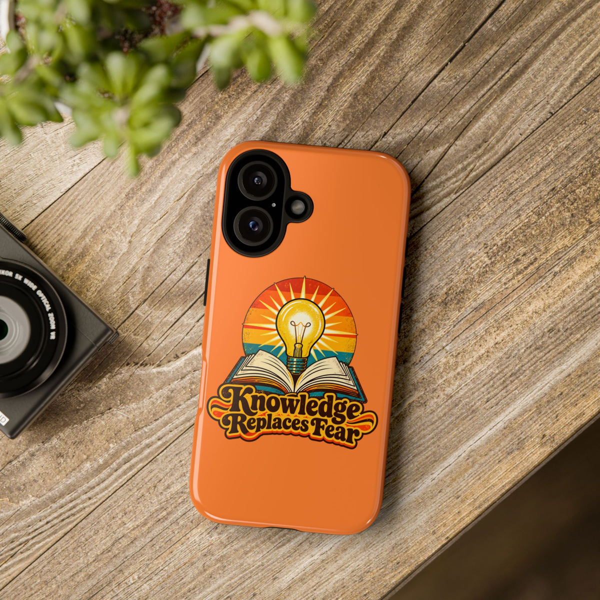 Knowledge Replaces Fear Tough Phone Case