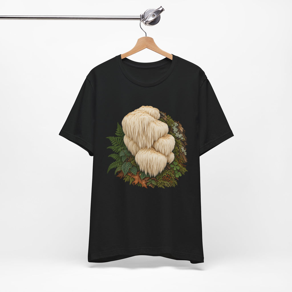 Lion's Mane Mushroom Portrait Tee - Rebuilt