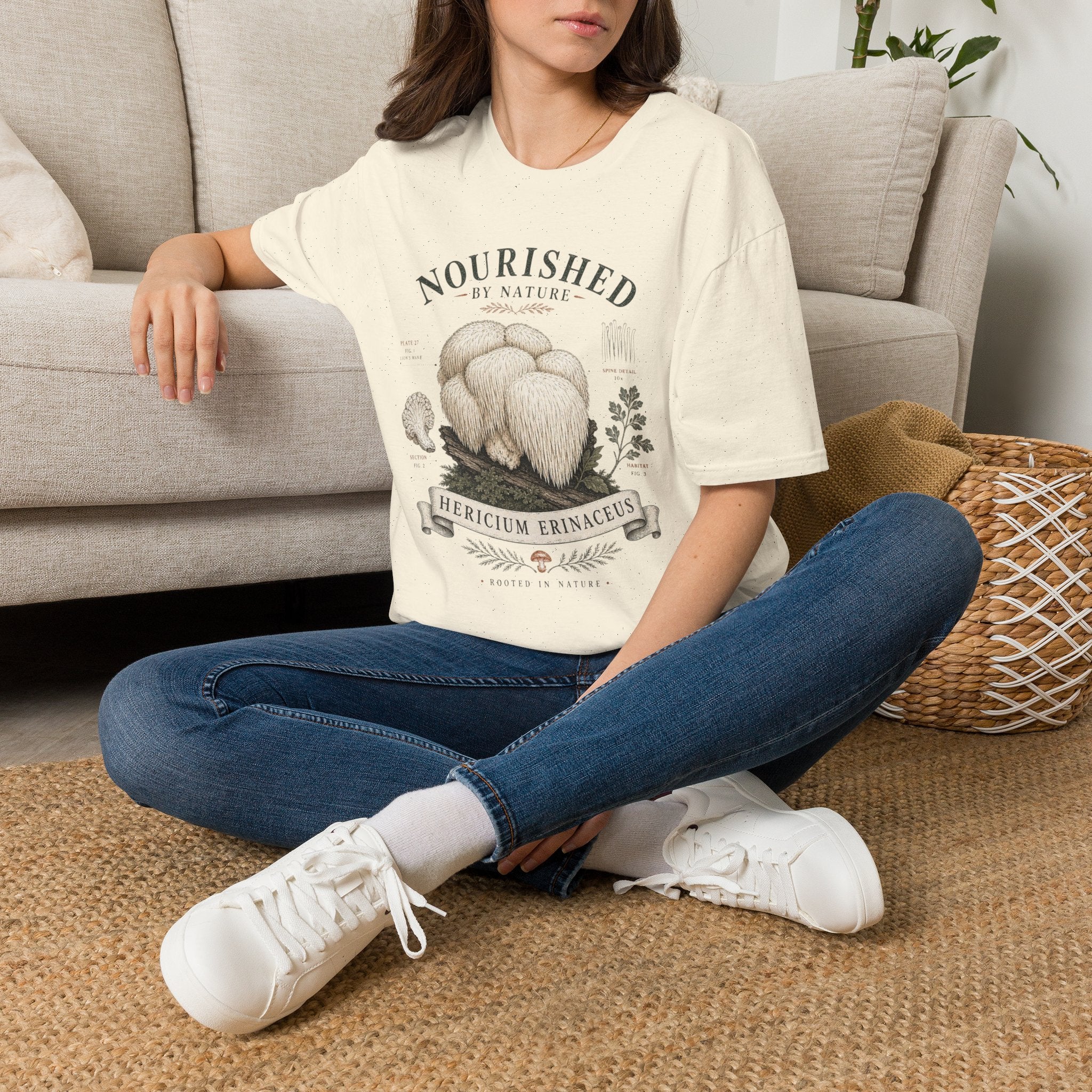 What It Do? Lion’s Mane T-Shirt | Hericium erinaceus | Nourished By Nature