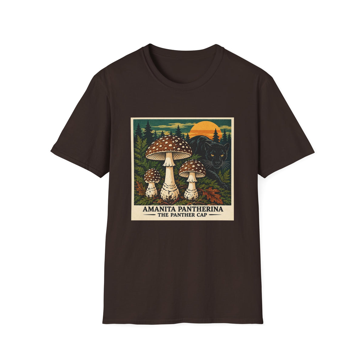 Amanita Pantherina - The Panther Cap Vintage Poster T-Shirt