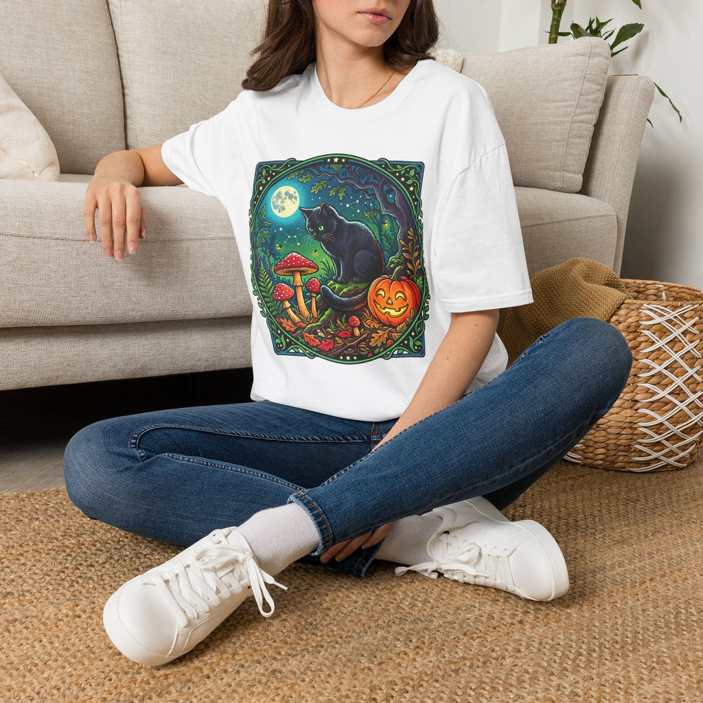 Festive Mushroom Halloween Tee | Universal Apparel Master