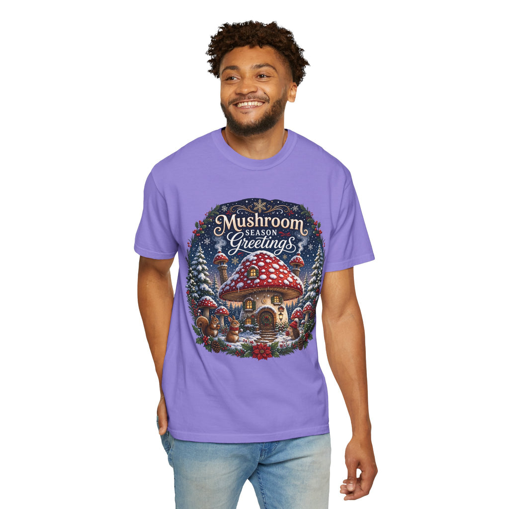 Mushroom Season's Greetings T‑Shirt