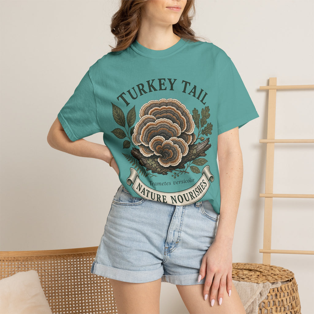 Turkey Tail Mushroom T-Shirt — Nature Nourishes Botanical Tee