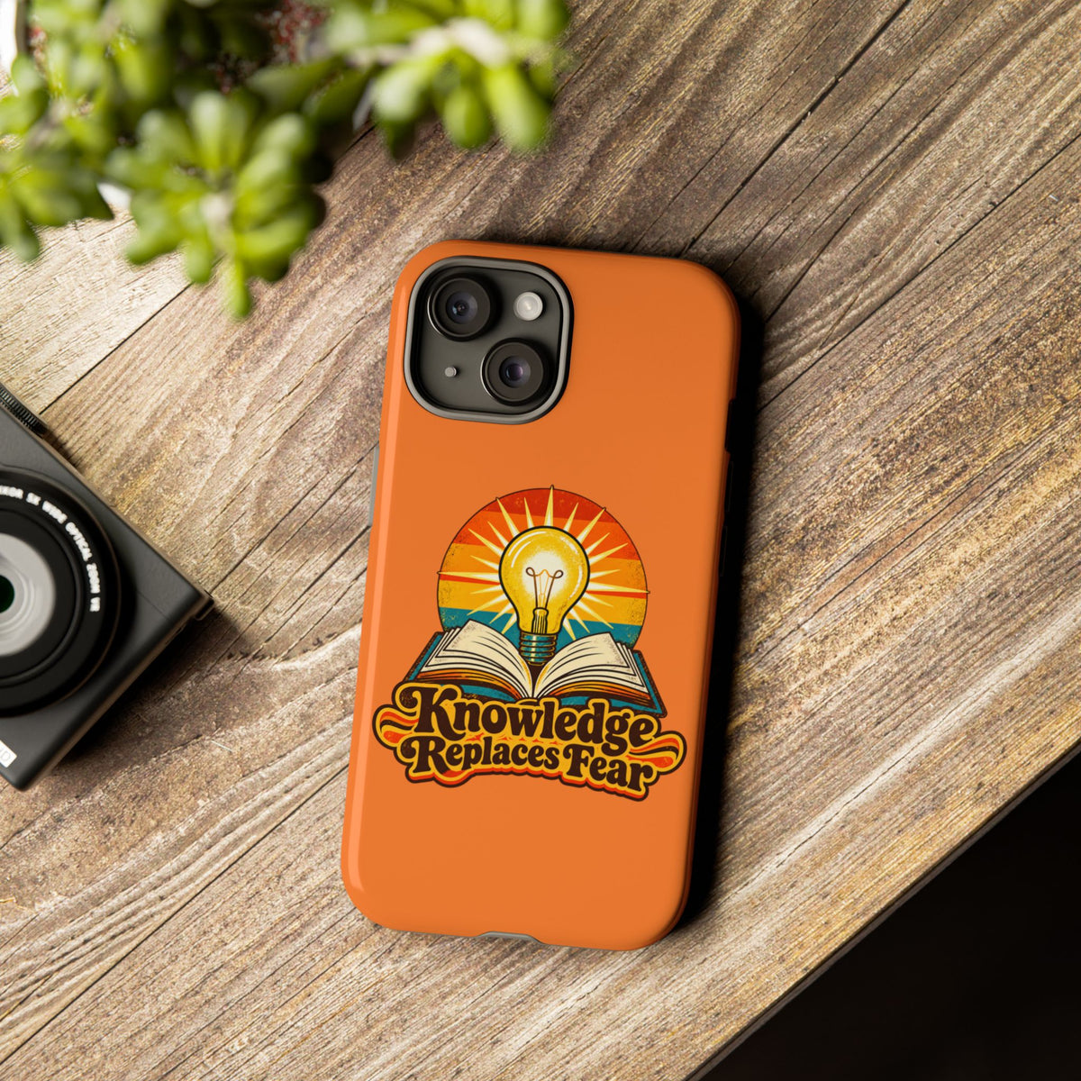Knowledge Replaces Fear Tough Phone Case