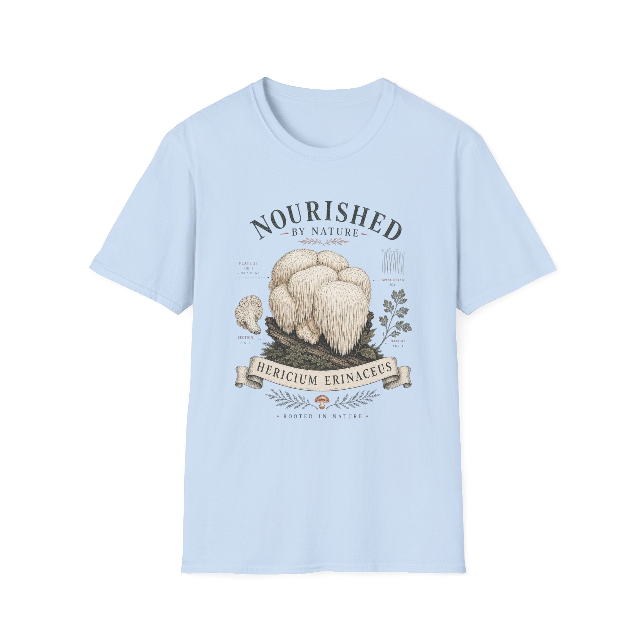 What It Do? Lion’s Mane T-Shirt | Hericium erinaceus | Nourished By Nature